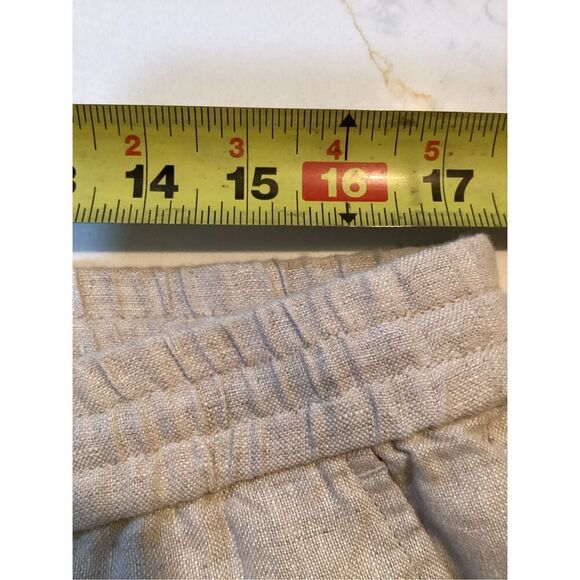 Talbots Haven Well Within 100% Linen Pants Sz LP Elastic Waist 90.00 ONLINE - Picture 7 of 9